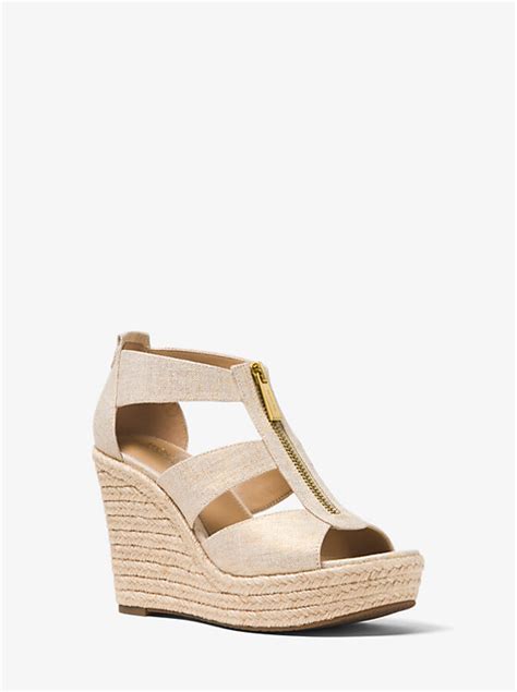 Damita Linen Wedge 